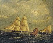 An armed brig and cutter in the Channel James Edward Buttersworth
